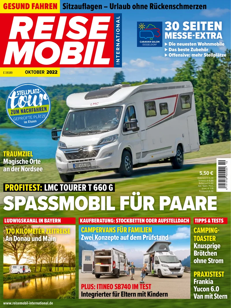 Titelseite Reisemobil International 10/2022
