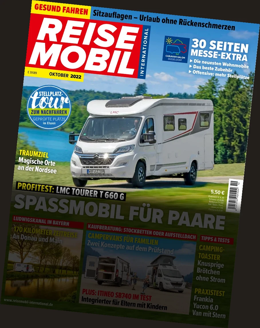 Titelseite Reisemobil International 10/2022