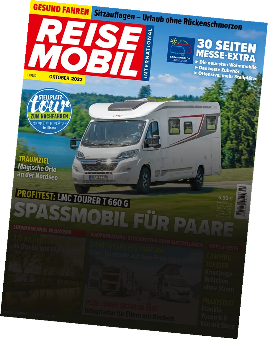 Titelseite Reisemobil International 10/2022