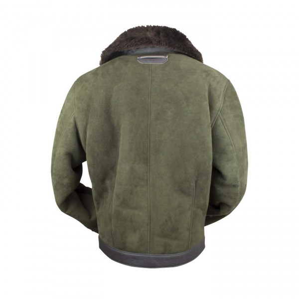 Vorschau: Pilotenjacke / Fliegerjacke aus echtem Lammfell